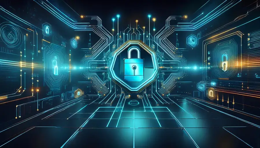 Blue shield and padlock representing secure Skyexchange login